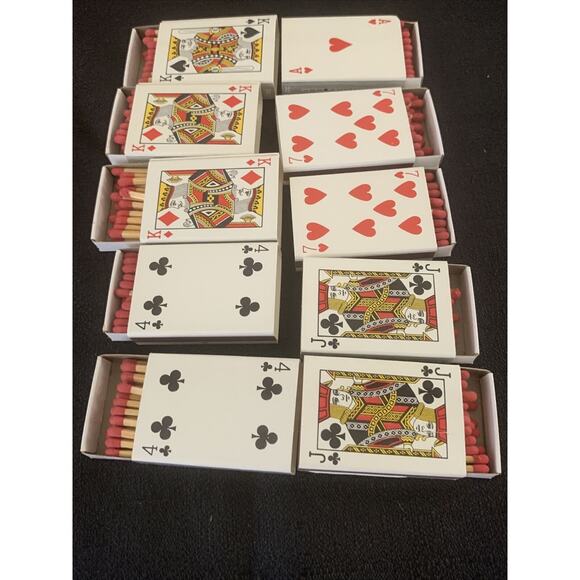 1963 VTG Card Party Matches With Bridge & Canasta Guides Made In The USA NY,NY - Picture 12 of 14